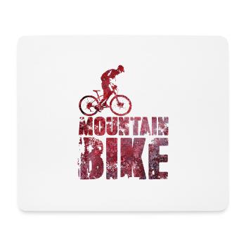 Mountain Bike - Mouse Pad (horizontal) - white - Front