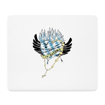 Bayern - Mousepad (Querformat) - Weiß - Vorne
