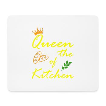 Kochen backen Food Kitchen - Mousepad (Querformat) - Weiß - Vorne