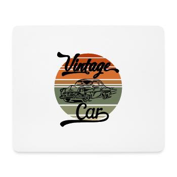 Auto Car Autosport - Mousepad (Querformat) - Weiß - Vorne