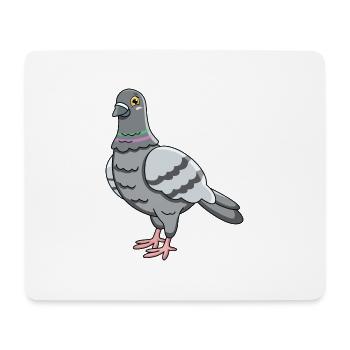 Taube - Mousepad (Querformat) - Weiß - Vorne