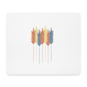 Cereals Field - Mouse Pad (horizontal) - white - Front