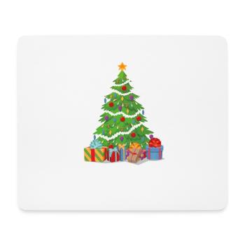 Frohe Weihnachten Frohes Weihnachtsgeschenk - Mousepad (Querformat) - Weiß - Vorne