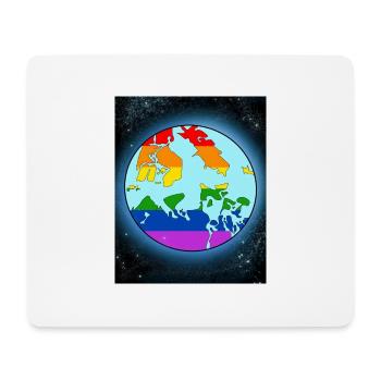 Monde Lgbtq - Tapis de souris (format paysage) - blanc - Devant