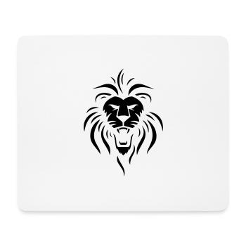 lion - Tapis de souris (format paysage) - blanc - Devant