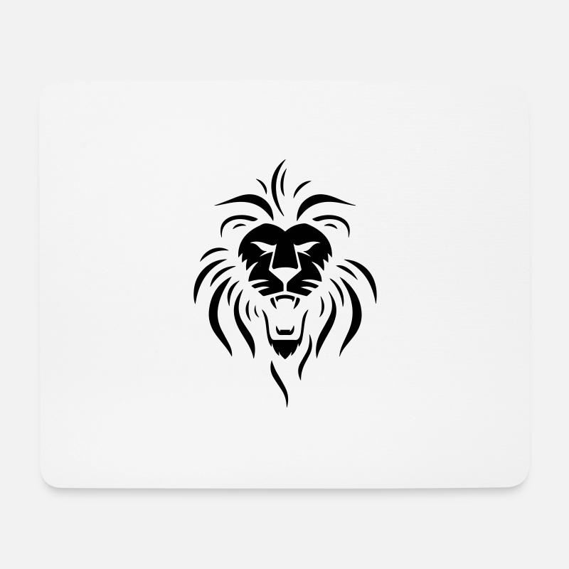 lion - Mouse Pad (horizontal) - white