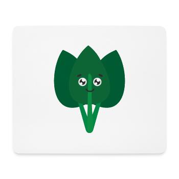 Spinach - Mouse Pad (horizontal) - white - Front