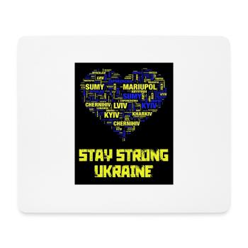Ukraine - Mousepad (Querformat) - Weiß - Vorne