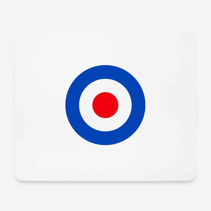 Mod-Emblem - Mousepad (Querformat) - Weiß