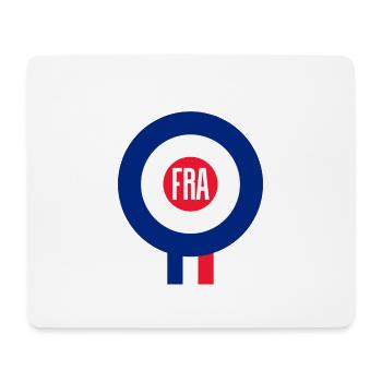 France - Tapis de souris (format paysage) - blanc - Devant