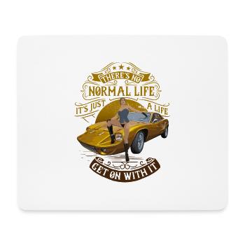 normal life - Mousepad (Querformat) - Weiß - Vorne