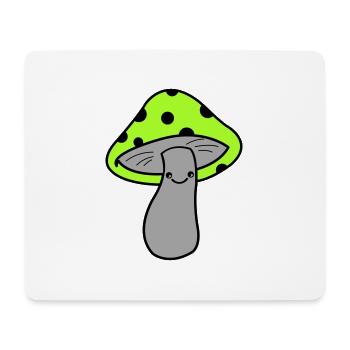 Champignon - Tapis de souris (format paysage) - blanc - Devant
