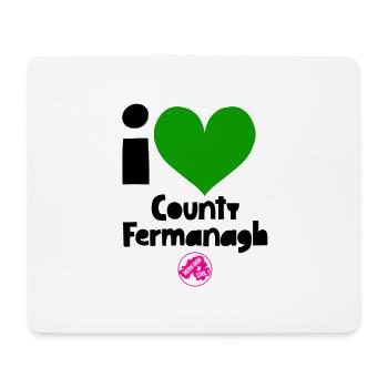 Fermanagh - Mousepad (Querformat) - Weiß - Vorne