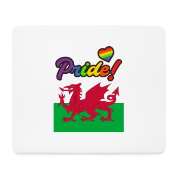 Wales LGBT Gay Pride Cardiff - Mousepad (Querformat) - Weiß - Vorne
