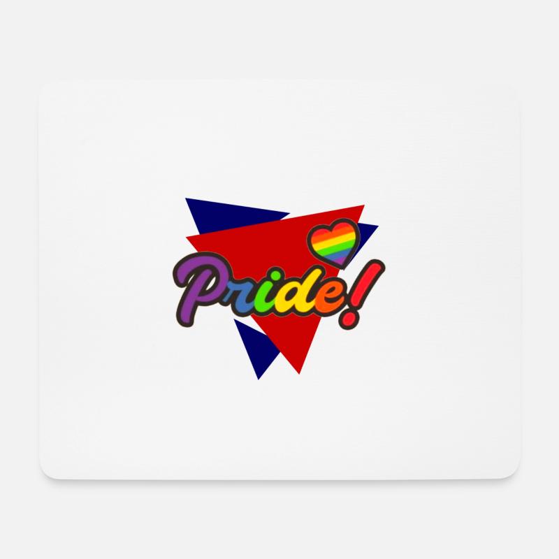 Gay pride LGBT - Mousepad (Querformat) - Weiß