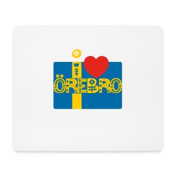 Örebro Sweden - Mouse Pad (horizontal) - white - Front