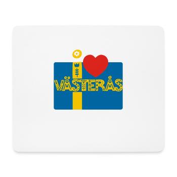 Våsterås Sweden - Mouse Pad (horizontal) - white - Front