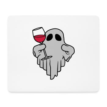 Wine Drinking Spirit Comic - Mouse Pad (horizontal) - white - Front