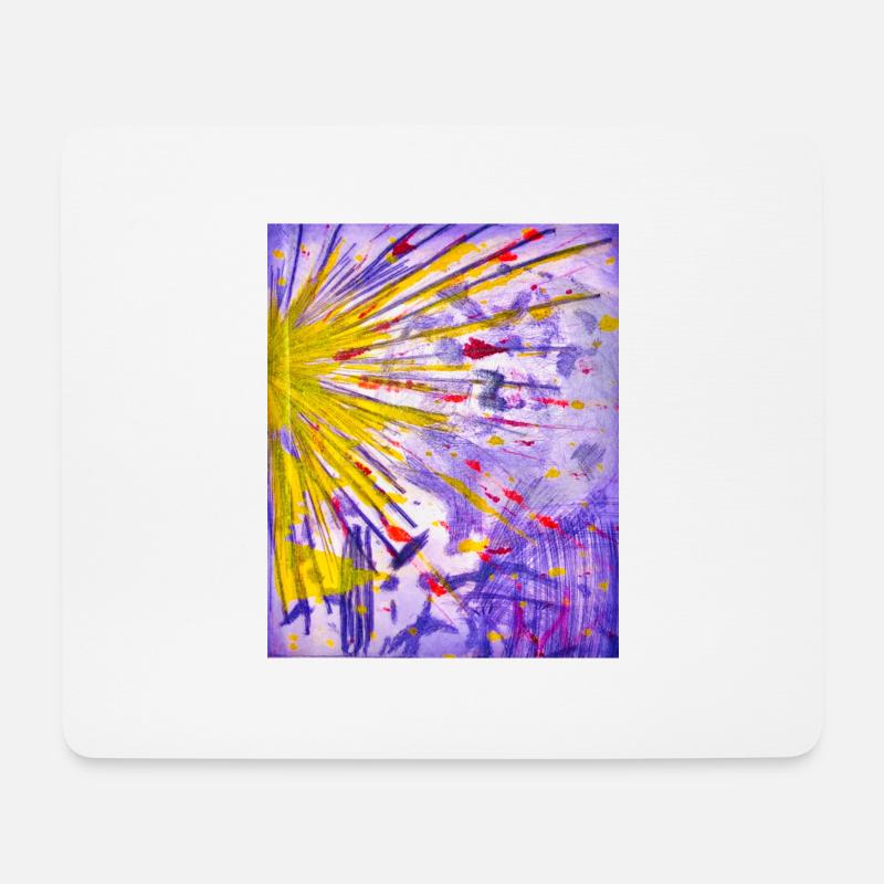 Abstract Art - Mousepad (Querformat) - Weiß