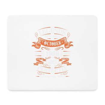 Legends Were Born In Oktober 1999 Geschenk - Mousepad (Querformat) - Weiß - Vorne