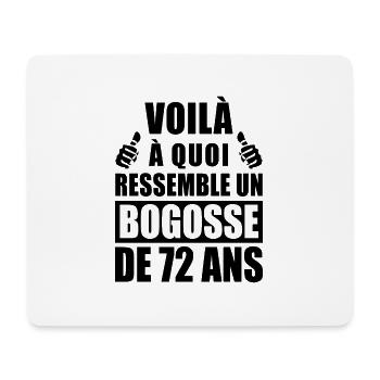 voilà à quoi ressemble un bogosse de 72 ans - Tapis de souris (format paysage) - blanc - Devant