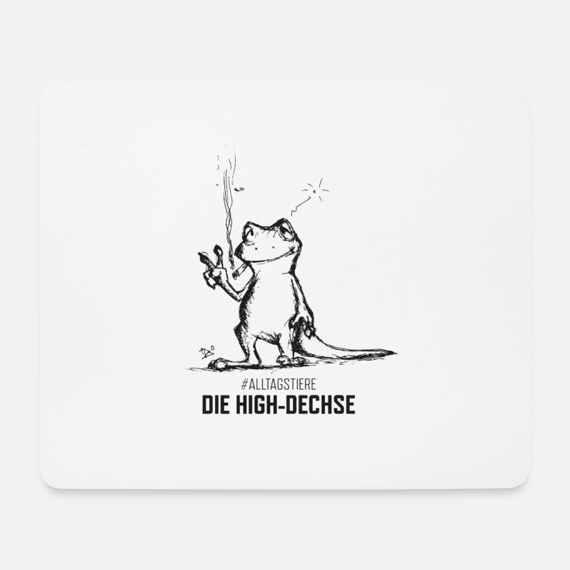 highdechse - Mousepad (Querformat) - Weiß