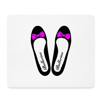Ballerine 3 - Tapis de souris (format paysage) - blanc - Devant