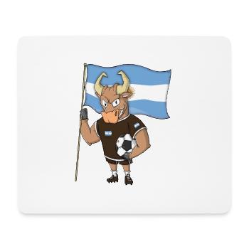 Stier Fan Argentinien - Mousepad (Querformat) - Weiß - Vorne