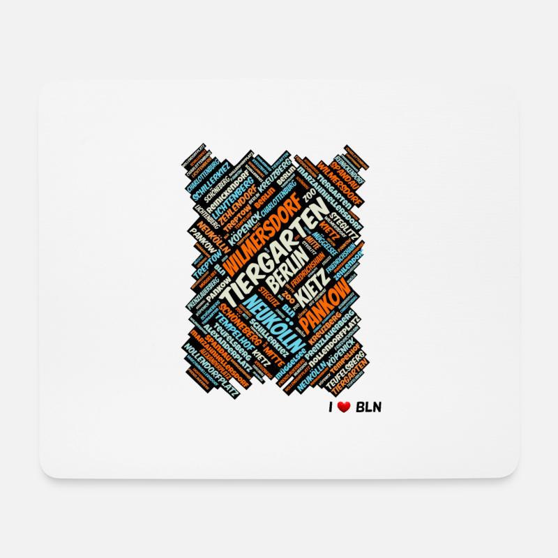 Berlin - Mousepad (Querformat) - Weiß