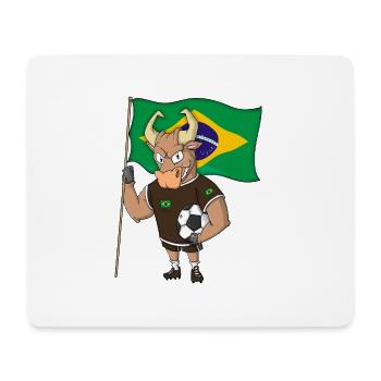 Taurus Fan Brazil - Mouse Pad (horizontal) - white - Front