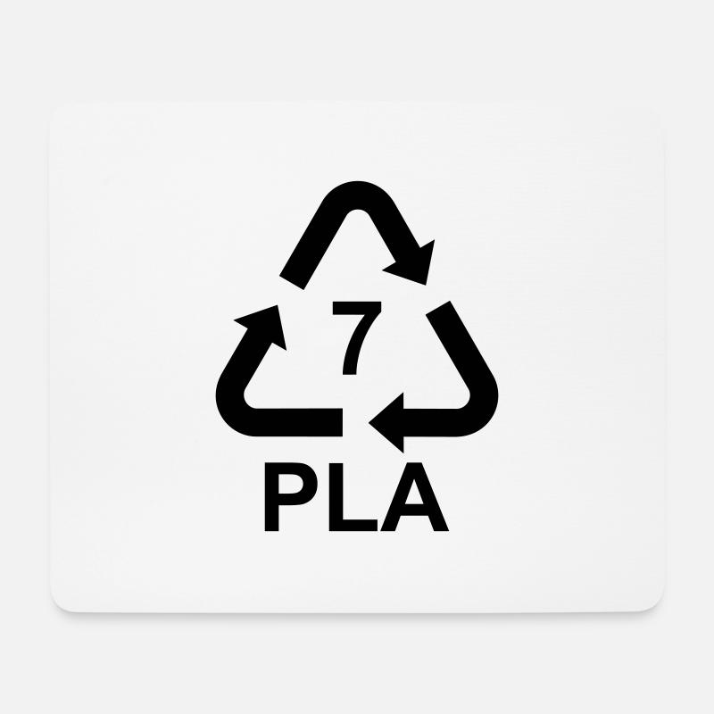 Impression 3D - PLA - Tapis de souris (format paysage) - blanc