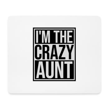 at The Crazy Aunt - Mouse Pad (horizontal) - white - Front