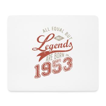 Legends are born in 1953 anniversary 70 years - Mouse Pad (horizontal) - white - Front