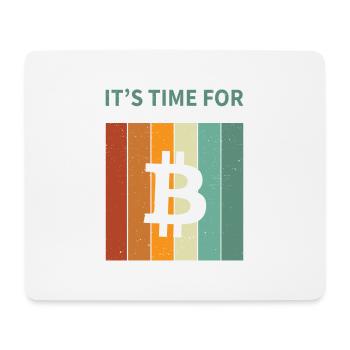 Bitcoin - Mousepad (Querformat) - Weiß - Vorne