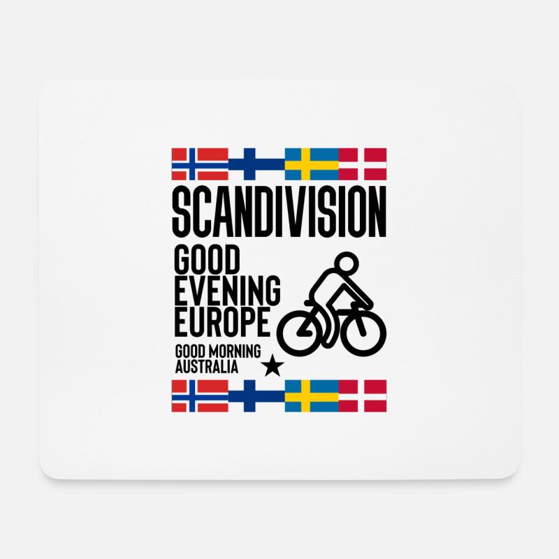 Skandinavien Eurovision - Mousepad (Querformat) - Weiß
