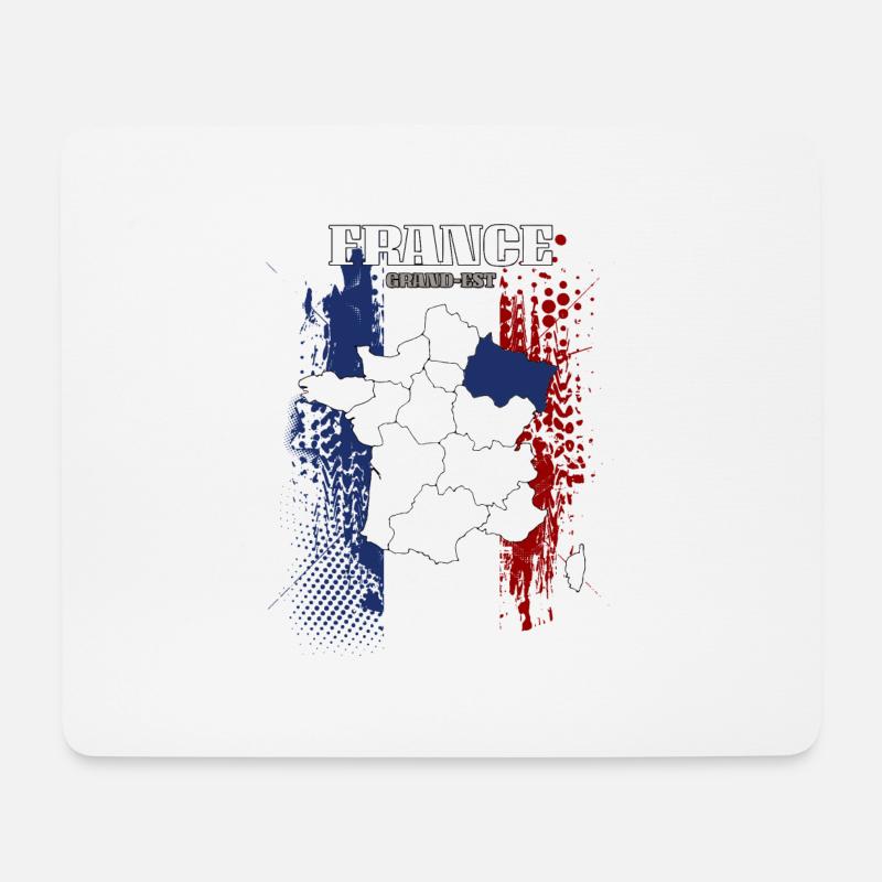 Grand Est - Mousepad (Querformat) - Weiß
