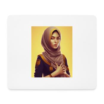 Arab Woman History 2 - Mousepad (Querformat) - Weiß - Vorne