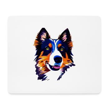 Chiens Berger Allemand Chien Chien Propriétaire Chien Propriétaire Chien Propriétaire - Tapis de souris (format paysage) - blanc - Devant