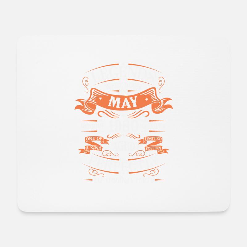 Jahrgang Mai 1980 - Mousepad (Querformat) - Weiß