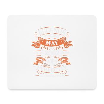 Edition Limitée Mai 2002 21st Birthday Men - Tapis de souris (format paysage) - blanc - Devant