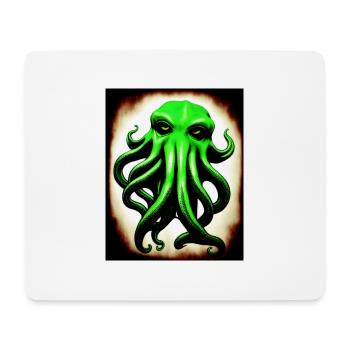 Octopus #003 - Mousepad (Querformat) - Weiß - Vorne