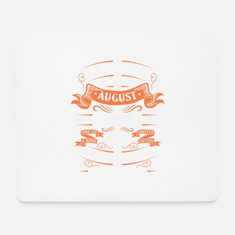 August 1995 Jubiläum 1995 Legenden August - Mousepad (Querformat) - Weiß