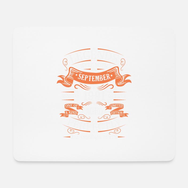 Legendary since September 1991 Limited Edition - Mousepad (Querformat) - Weiß