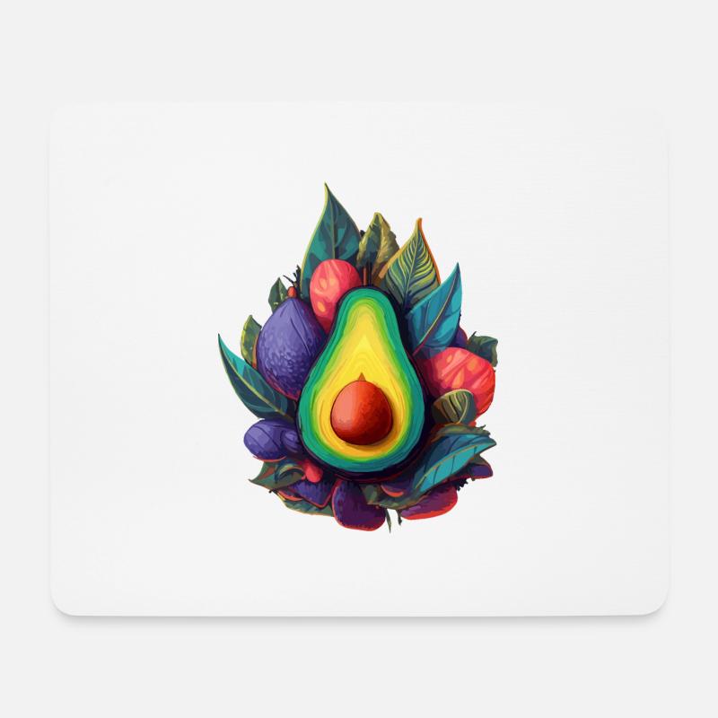 Avocado - Mouse Pad (horizontal) - white