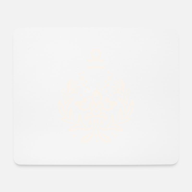 Weihnachtskugel Ornament - Mousepad (Querformat) - Weiß