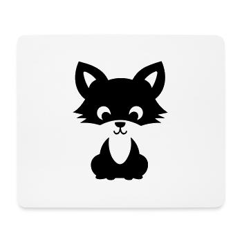 Fox - Mouse Pad (horizontal) - white - Front