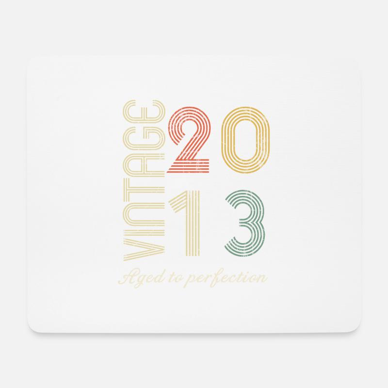 Geschenk zum 11. Geburtstag - 2013 - Mousepad (Querformat) - Weiß