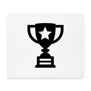 trophée - Tapis de souris (format paysage) - blanc - Devant