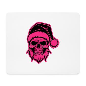 Santa Claus Skull - Mouse Pad (horizontal) - white - Front