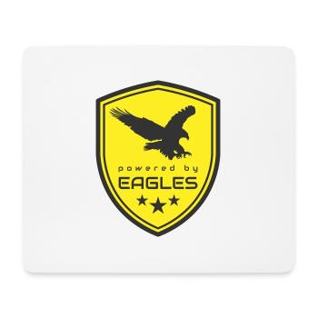 ANGETRIEBEN VON ADLERN - Mousepad (Querformat) - Weiß - Vorne